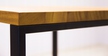 Stolik drewniany blat Iroko industrialny 60x60x75 (3)